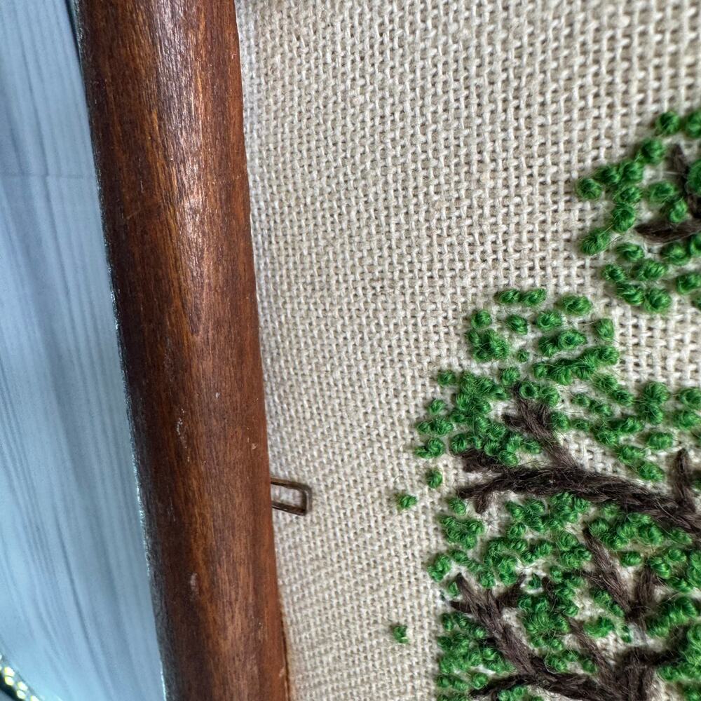 1980s Framed Vintage Dimensions Crewel Victorian Street Charles Wysocki 17x20 - Picture 6 of 12